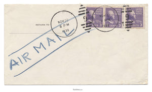 Envelope with 3 stamps