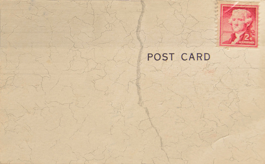 Postcard Red Stamp